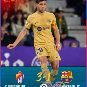 开云登录入口地址-【西甲】莱万破门，巴萨客场1比3不敌巴拉多利德